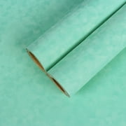 CHIHUT 12"x100" Self Adhesive Velvet Flocking Sheets Peel and Stick Soft Velvet Drawer Liner Jewelry Box Shelf Liner Contact Paper for DIY Crafts Removable Fabric Wallpaper Green Felt Sticker