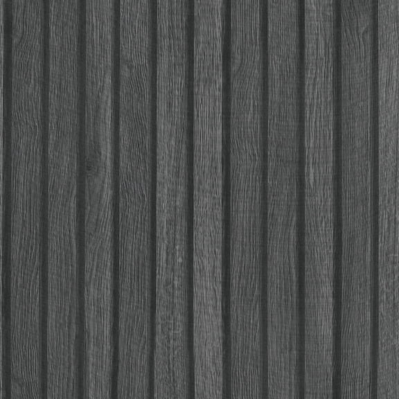 CHIHUT 17.7x100 Black Wooden Slat Peel and Stick Wallpaper Wood Grain Contact Paper Self Adhesive Faux Wall Panel Wallpaper Removable Wood Wall Covering for Bedroom Cabinets Shelf Liner