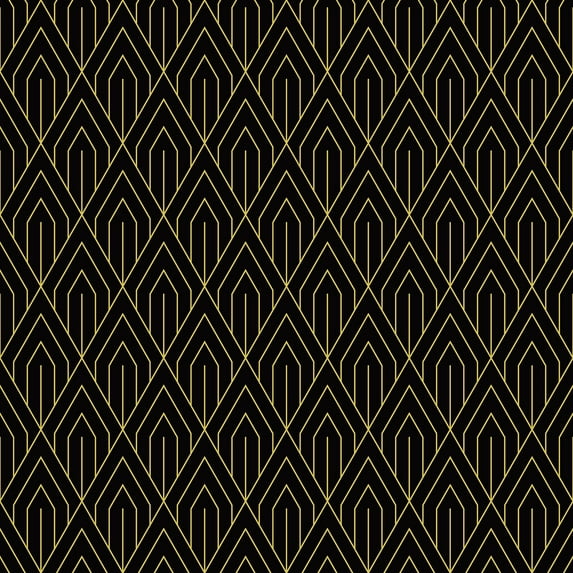 CHIHUT Dark Green and Gold Wallpaper Geometric Peel and Stick Wallpaper 17.7"x100" Self Adhesive Modern Wallpaper Removable Black Textured Contact Paper for Walls Cabinets Furniture Art Vinyl Film