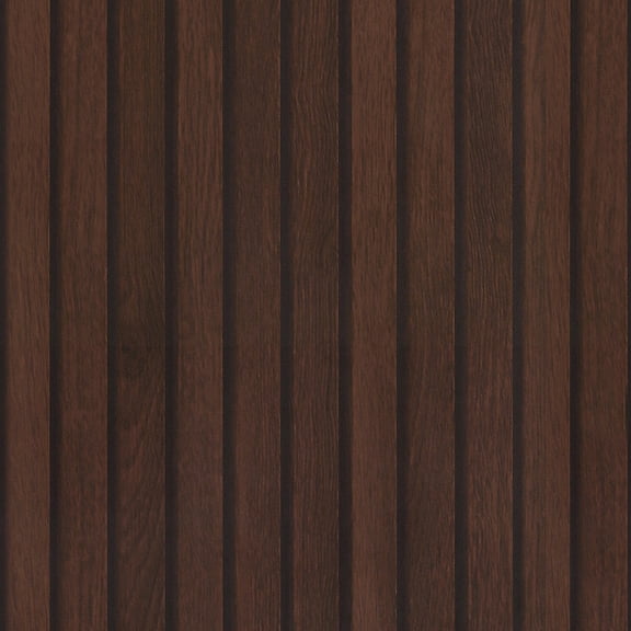 CHIHUT Dark Brown Wood Slat Wallpaper Peel and Stick Shiplap for Walls 17.7"x100" Self Adhesive Peel and Stick Wood Wallpaper for Bedroom Bathroom Cabinets Door Waterproof Wood Vinyl Contact Paper