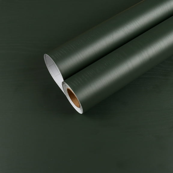 CHIHUT Green Wood Contact Paper for Countertop Waterproof Removable Faux Wood Wallpaper Peel and Stick Green Grain Wall Paper for Kitchen Green Grain Vinyl Roll for Bathroom Furniture 17.7"x236"