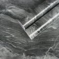 thumbnail image 1 of CHIHUT Grey Silver Peel and Stick Marble Contact Paper for Countertops Waterproof Self Adhesive Marble Wallpaper for Bathroom Removable Wall Paper Glossy Vinyl Roll for Kitchen Bedroom 17.7"x100", 1 of 9