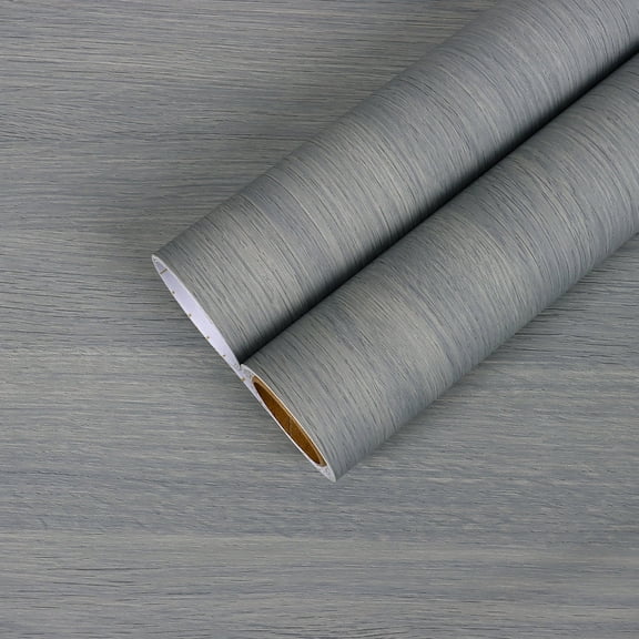 CHIHUT Light Grey Wood Grain Peel and Stick Wallpaper for Kitchen 12"x100" Self Adhesive Removable Wood Contact Paper for Countertops Waterproof Wooden Textured Wallpaper for Bedroom Walls