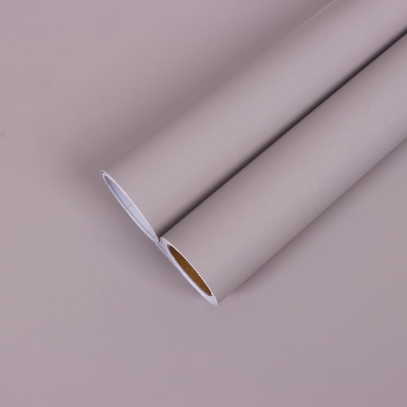 CHIHUT Light Purple Peel and Stick Contact Paper for Countertops Waterproof 12"x100" Self Adhesive Wallpaper for Kitchen Removable Solid Purple Wall Paper Removable Vinyl Wrap for Bathroom Cabinets