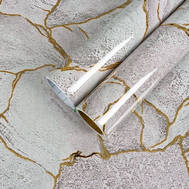 CHIHUT Purple Gold Marble Wallpaper for Countertops Waterproof Peel and Stick Marble Contact Paper for Kitchen Self Adhesive Wall Paper Removable Vinyl Roll for Kitchen Backsplash Cabinet 12"x100"