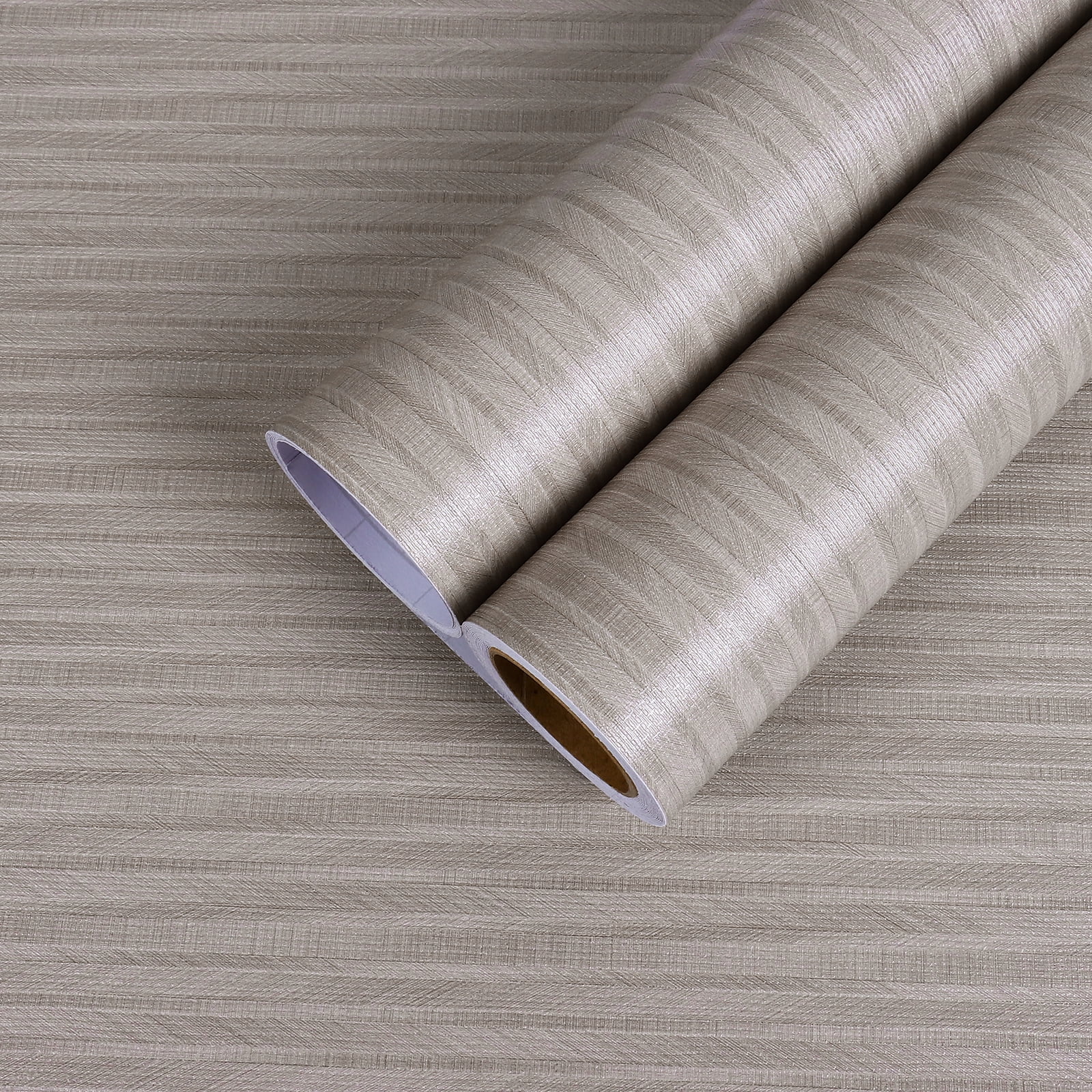Contact Paper Grasscloth Textured Removable Wall Covering Beige Peel
