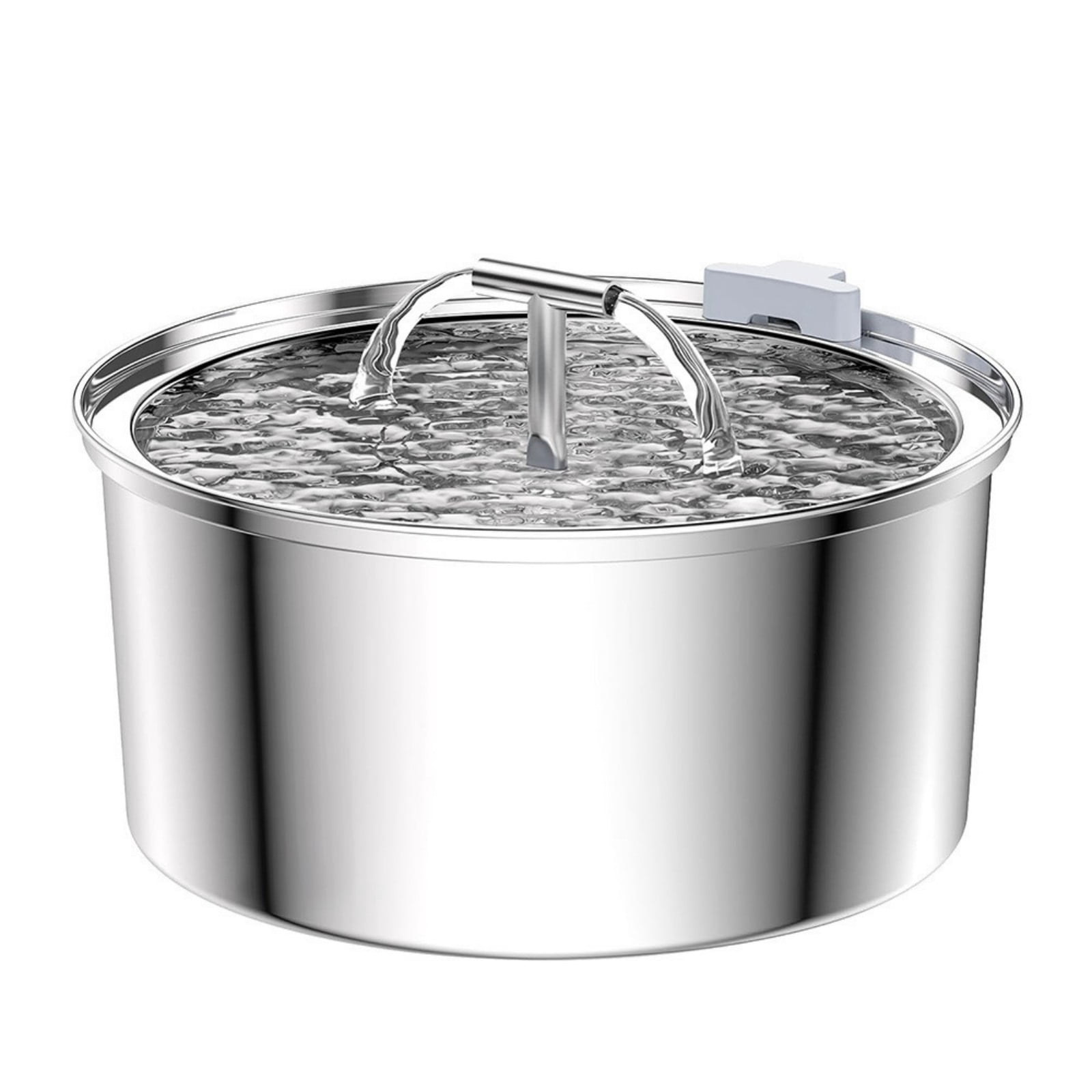 CHIKANSTORE Cat Water Fountain Stainless Steel,Intelligent Pet Water Dispenser with Automatic Circulating Water Large-Capacity Water Feeder for Cats And Dogs(3.2L/108oz)