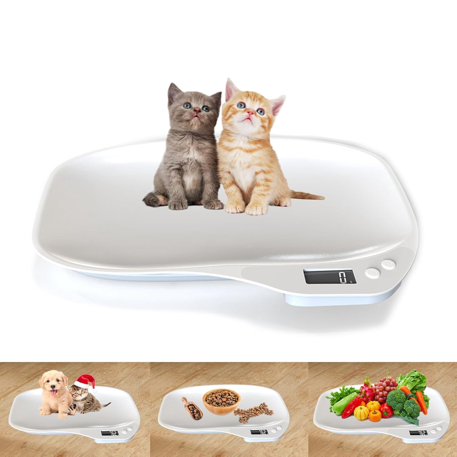 CHIKANSTORE Puppy Scales for Weighing, Digital Electronic Cat Weight ...