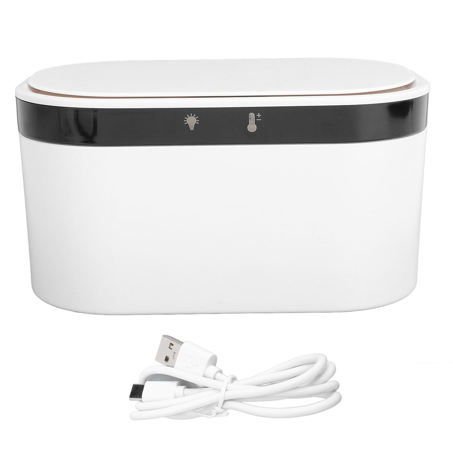 CHIKANSTORE Wipe Warmer,Wipes Warmer Wipes, Constant Temperature USB Powered Wet Wipes Heater Dispenser with Night Light White