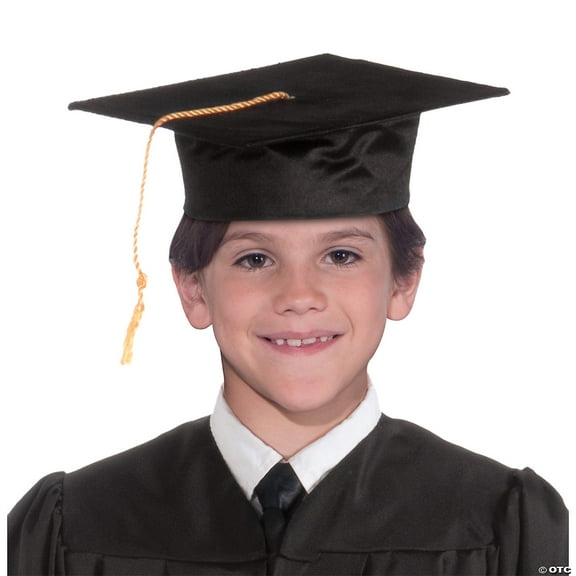 CHILD GRADUATION CAP-BLACK