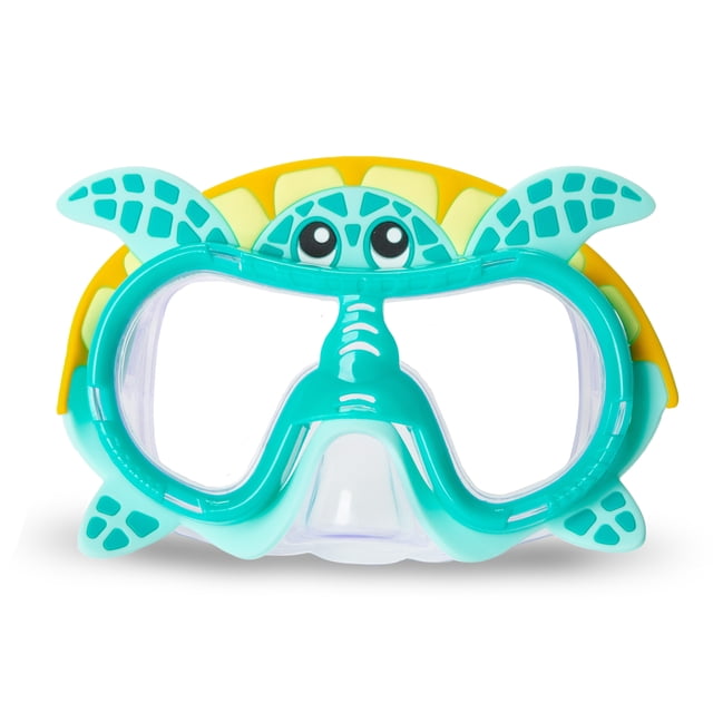Aqua Dolfino Swim Goggle Mask, Latex-Free, Turtle