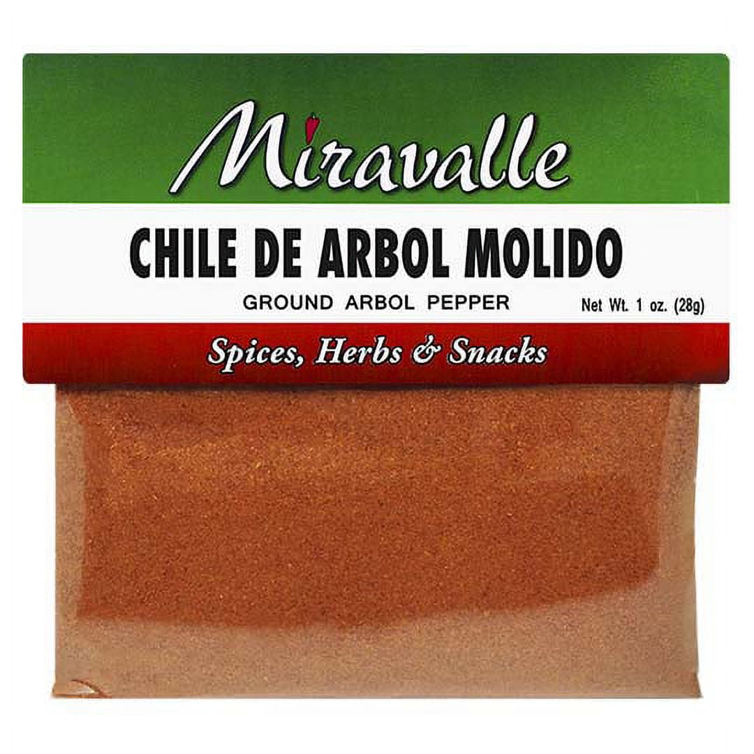 CHILE DE ARBOL MOLIDO 1oz.