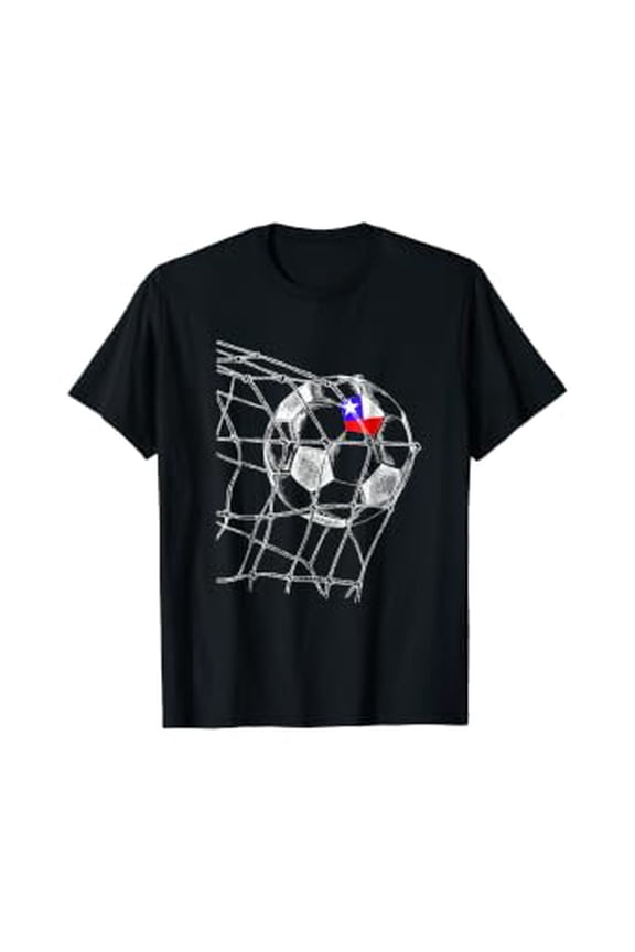 CHILE T-shirt Chilean Flag Design On Soccer Ball Futbol Tee