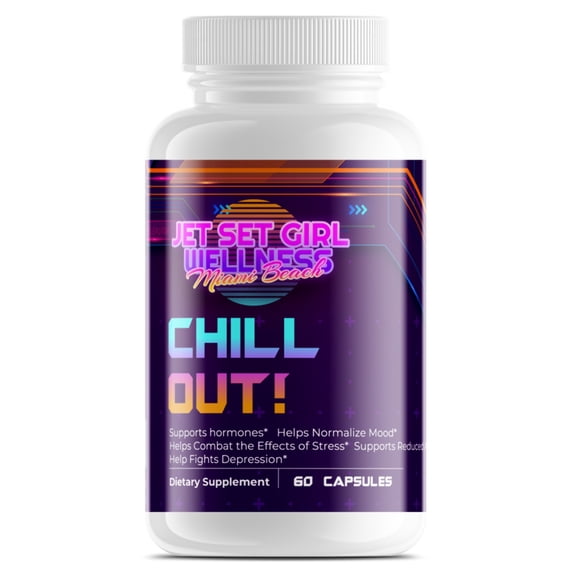 CHILL OUT! Organic Ashwagandha & Black Pepper, Natural Stress & Cognitive Support, 60 Count