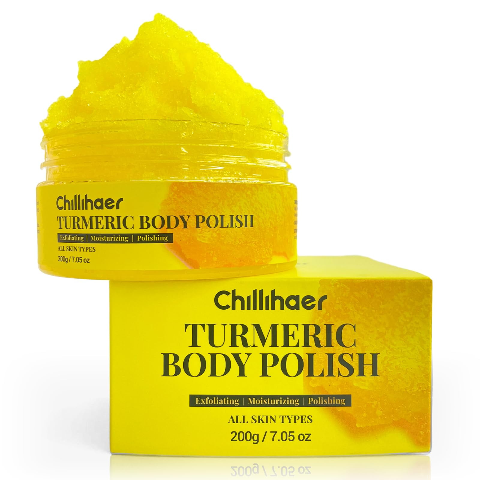 CHILLIHAER Turmeric Scrub For STF9 Dark Armpit Remover, Turmeric Scrub