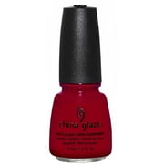 CHINA GLAZE nail lacquer .5 fl oz.- AVENTURE RED-Y