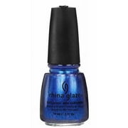 CHINA GLAZE nail lacquer .5 fl oz.- BLUE YEARS EVE
