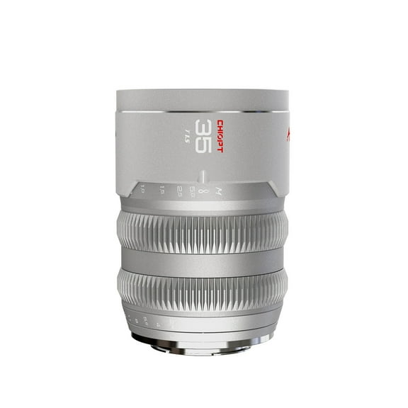 CHIOPT AURA 35mm T1.5 Cinema Lens (Sony E-Mount) Full-Frame with Superfast Aperture and Low Distortion