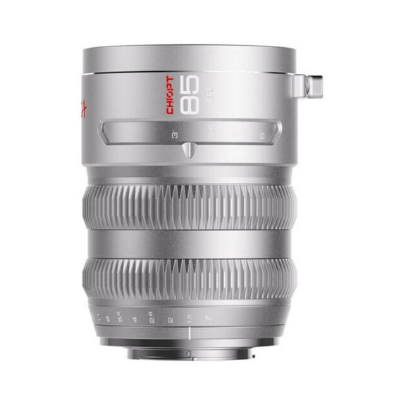 CHIOPT AURA 85mm T1.5-T22 Full-Frame Cinema Lens (Canon RF) with Cine-Style 0.8 MOD Gearing and Low Distortion