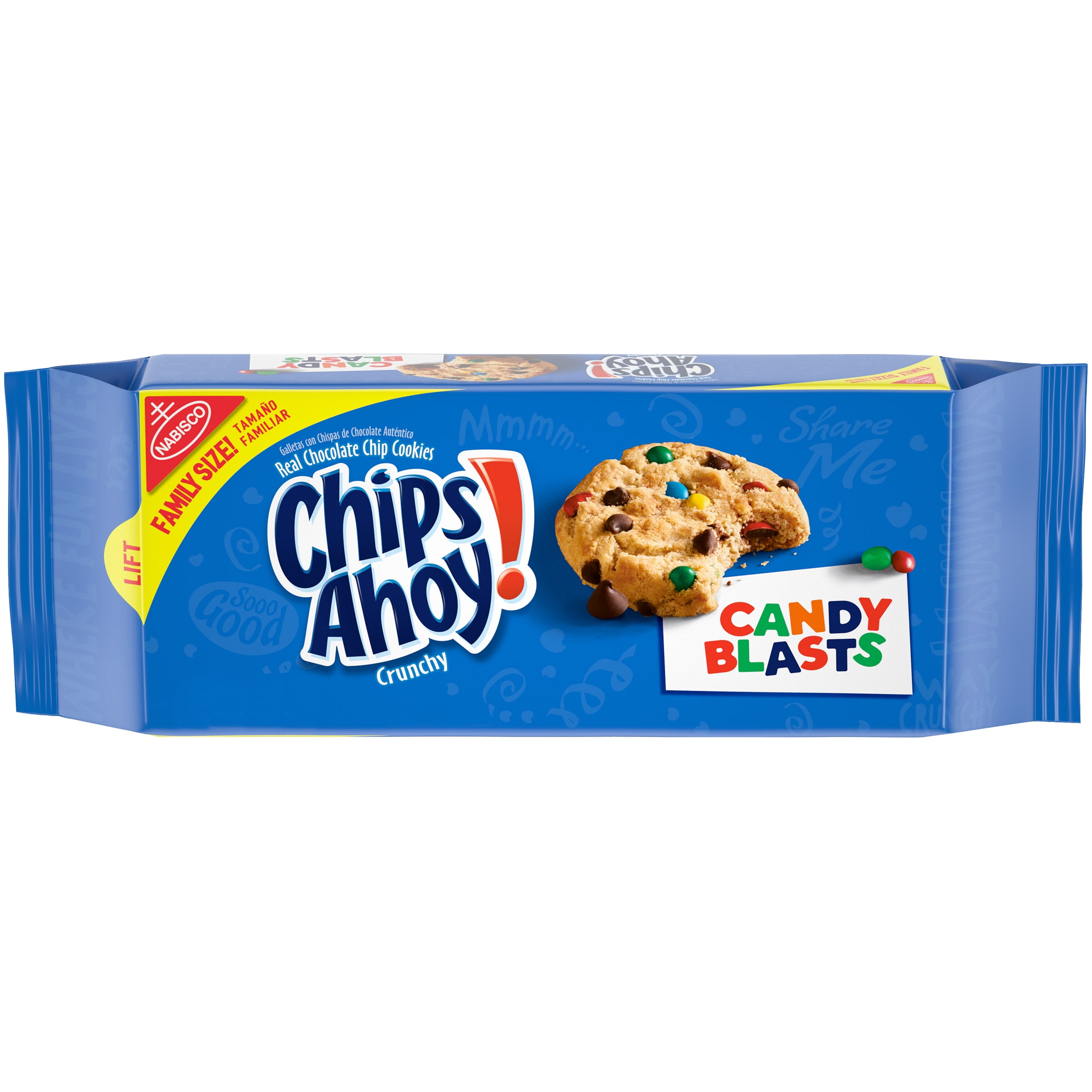 CHIPS AHOY! Candy Blast Family Size Cookies, 18.9 oz (Pack of 6
