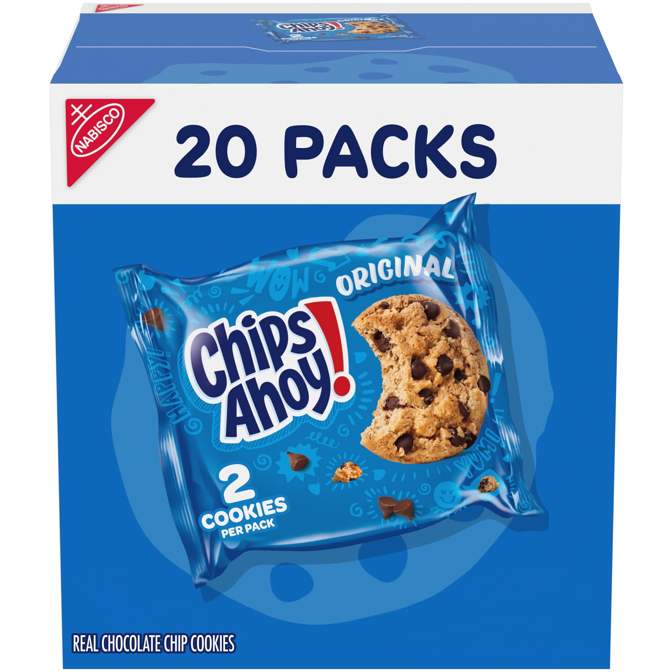Chips Ahoy!, Cookies, 20 Snack Packs, Original Chocolate Chip