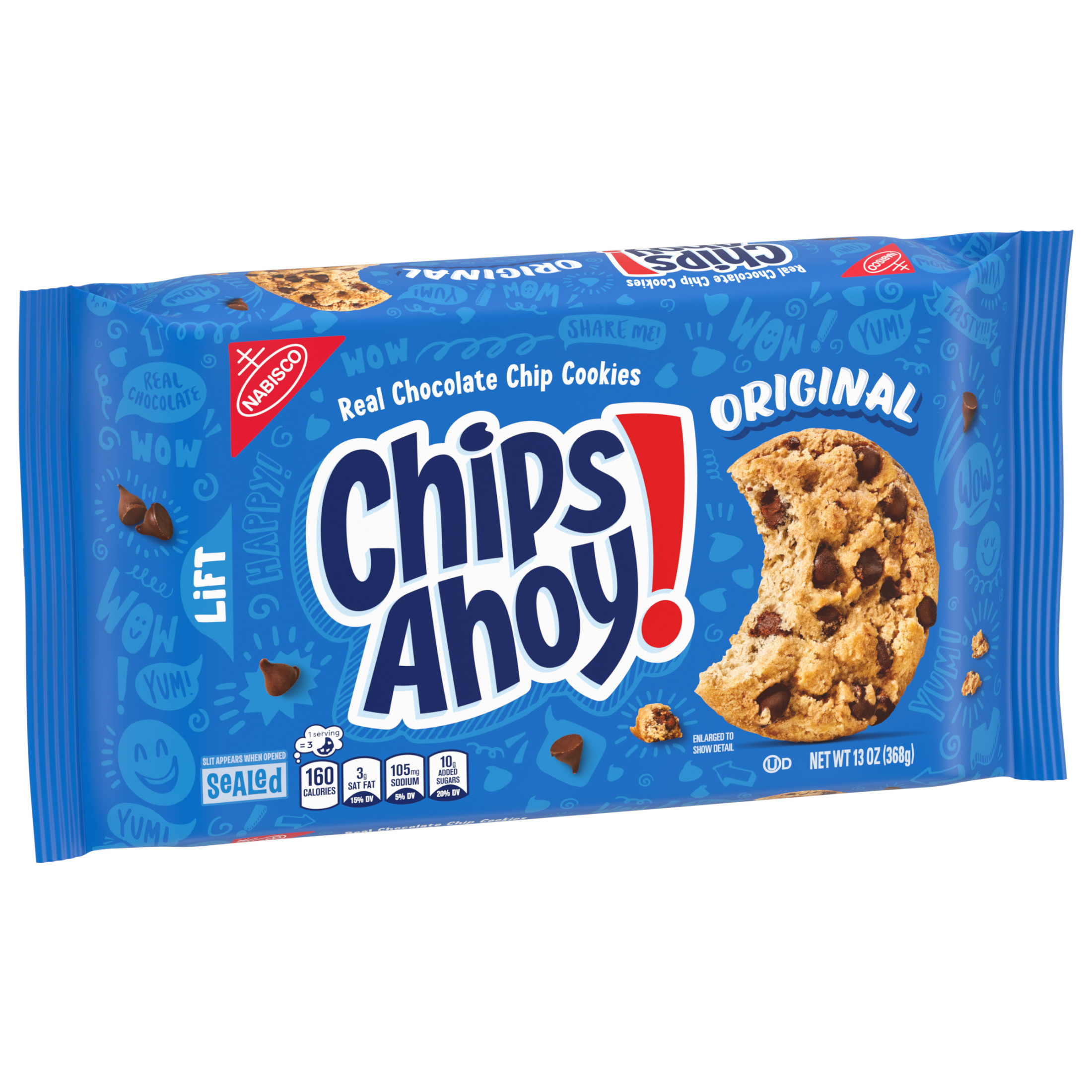 CHIPS AHOY! Paquete de 1 galletas originales con chispas de chocolate