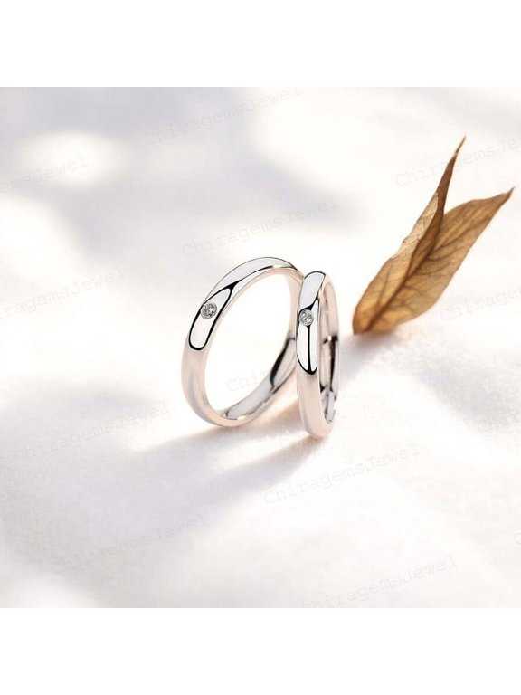 Baguette Cut Moss Agate Bezel Setting Solitaire Ring , 0.75ct / 6X4MM Natural Gemstone Signet Ring Man And Women Gift Ring