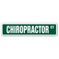 thumbnail image 1 of CHIROPRACTOR Street Sign back holistic align spine traction | Indoor/Outdoor |  30" Wide, 1 of 5