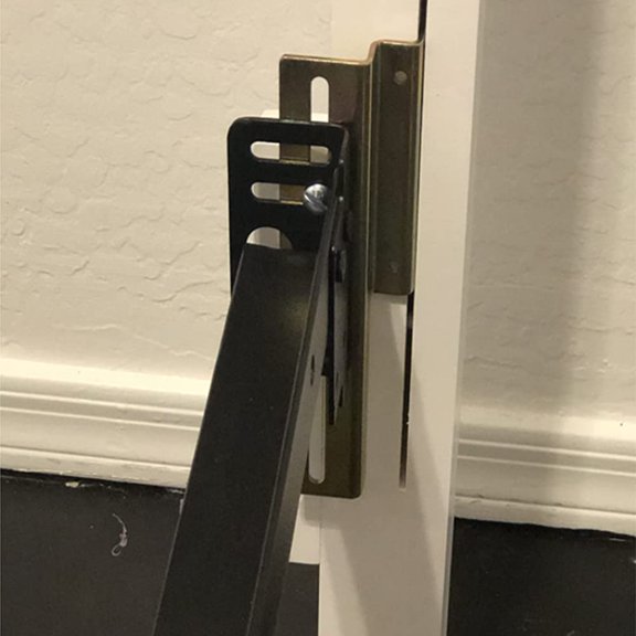 CHISHZL-2 Pcs 711 Bed Frame Bolt On to Hook On Conversion Brackets for Headboard with Hardware, Adjustable Bed Rail Hook Plate AdapterHook on Bed Rails Brackets