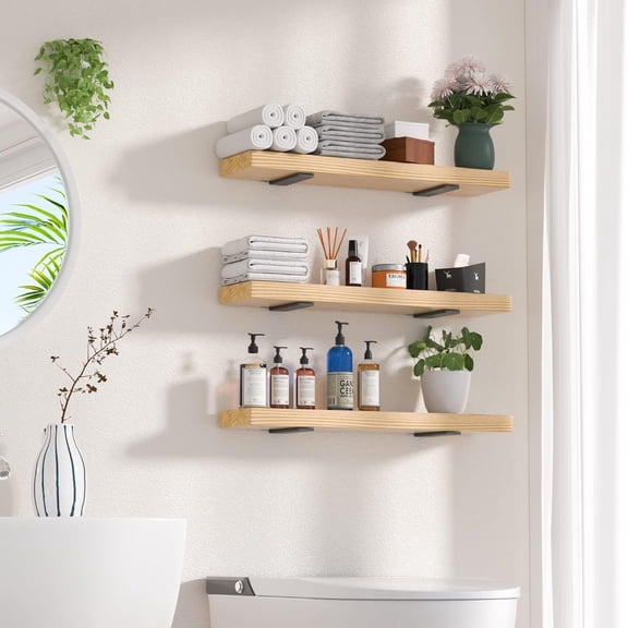 CHISHZL-4 Pack Floating Shelf Bracket 6 Inch, Heavy Duty Hidden L Brackets, DIY Rustic Industrial Shelf Brackets with Modern Iron Finish(Black)