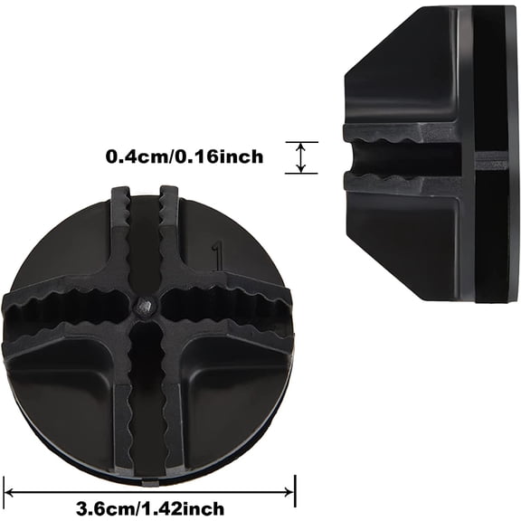 CHISHZL-48 Pieces Cube Connectors Plastic Storage Wire Cube Organizer ABS Connectors for Modular Closet Storage Organizer and Wire Shelf (Black)