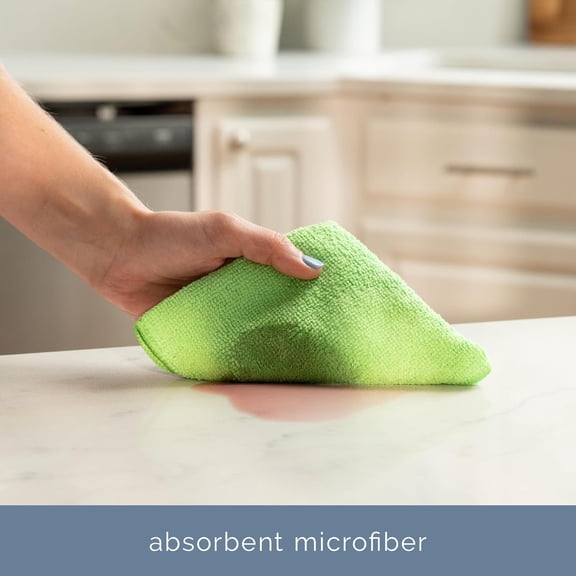 CHISHZL-50 Pack Microfiber Cleaning Cloth, Bulk Towels for Home, Reusable Microfiber Towels for Cars, Cleaning Rags, Assorted, 11.5 Inches x 11.5 Inches, 50 Count