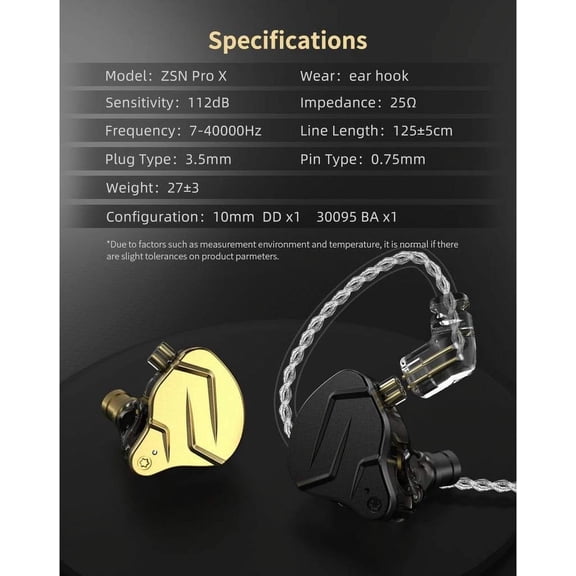 CHISHZL-Airloop ZSN Pro X Earbuds with Microphone