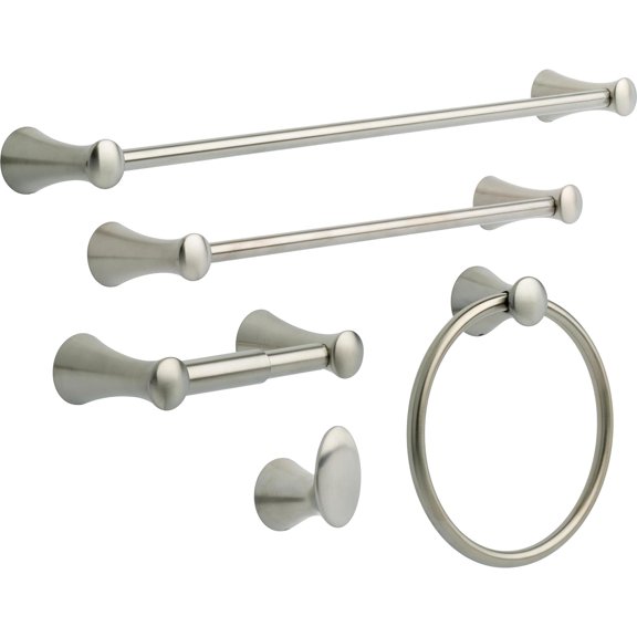 CHISHZL-Delta Single Towel Hook for Bathroom or Kitchen| Brilliance Stainless Steel | Lahara Accessories