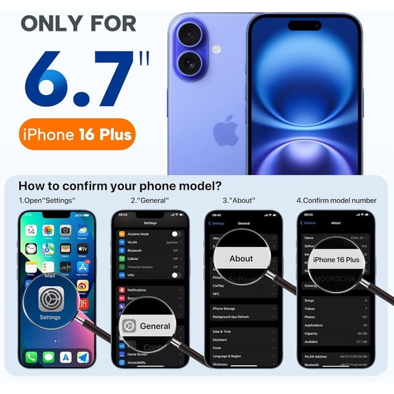 CHISHZL-Magnetic for iPhone 16 Plus Case, [Soft Anti-Scratch Microfiber Lining], Compatible with MagSafe, Liquid Silicone Shockproof Drop Protection Phone Case for 16 Plus,Chocolate