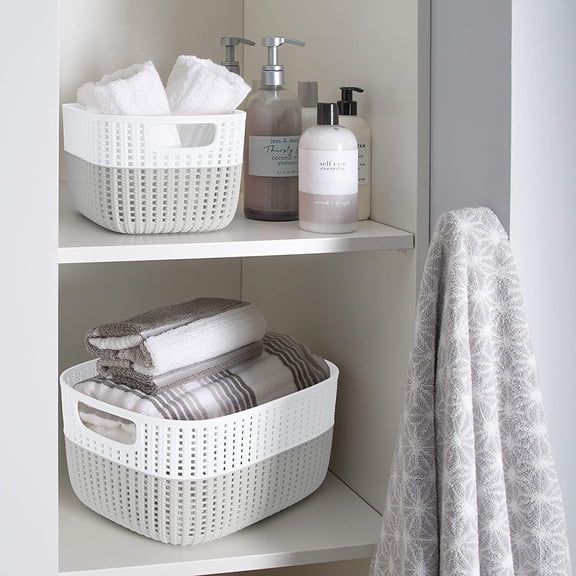 CHISHZL-Medium Storage Basket, Heather Gray (26311-HGray)