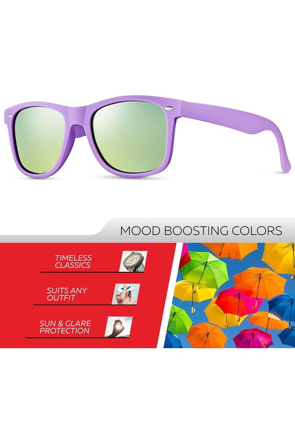 -Polarized Sunglasses for Men and Women - UV Protection Classic Sun Glasses