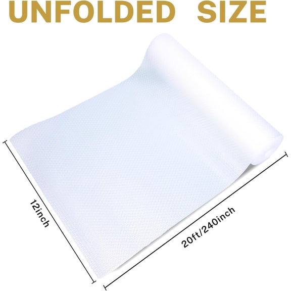 CHISHZL-Shelf Liner Kitchen Dresser Drawer Cabinet Liners for Shelves Non Slip, Non Adhesive Waterproof Contact Paper for Cabinets for Home Kitchen, Bathroom, Refrigerator, Dish Rack Mat 12 Inches x