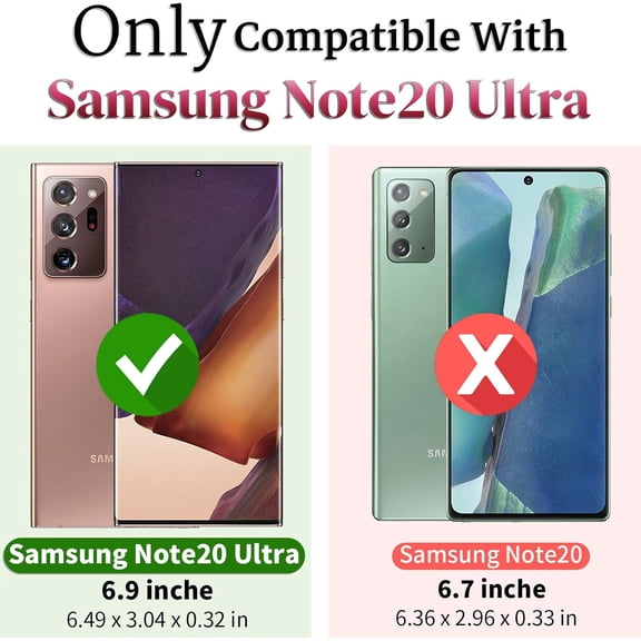 CHISHZL-for Galaxy Note 20 Ultra Case with Screen Protector: [Military Grade 20ft. Drop Tested] Ring Shockproof Protective Phone Case for - Samsung Galaxy Note 20 Ultra (Rose Gold)