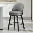 thumbnail image 1 of CHITA Upholstered Swivel Counter Height Bar Stools, 1 of 9