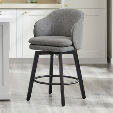 CHITA Modern Swivel Counter Height Bar Stools with Arm
