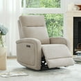 thumbnail image 1 of CHITA Electric Power Recliner, Zero Wall Hugger Recliners RV Recliners for Small Space Living Room, Faux Leather Single Sofa Chair with Adjustable Headrest USB&Type-C Charge, 1 of 1