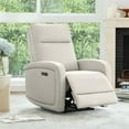 thumbnail image 1 of CHITA Electric Power Recliner, Zero Wall Hugger Recliners RV Recliners for Small Space Living Room, Faux Leather Single Sofa Chair with Adjustable Headrest USB&Type-C Charge, 1 of 6