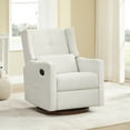 thumbnail image 1 of CHITA Manual Swivel Glider Recliner 360°Swivel Fabric Recliner Sofa for Living Room, 1 of 7