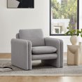 thumbnail image 1 of CHITA Modern Boucle Accent Chair with Double Arm & Back, Gray, 1 of 11
