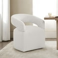 thumbnail image 1 of CHITA Modern Mobile Dining Chair with Casters & Open Back, 1 of 10