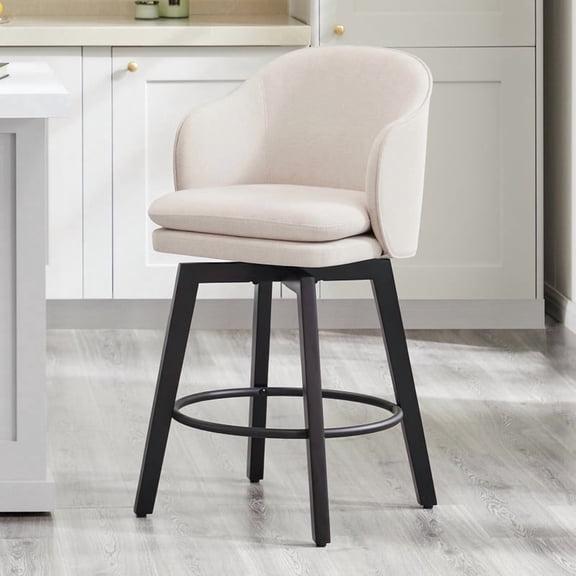 CHITA Modern Swivel Counter Height Bar Stools with Arm