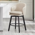 thumbnail image 1 of CHITA Modern Swivel Counter Height Bar Stools with Arm, 1 of 7