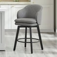 thumbnail image 1 of CHITA Modern Swivel Counter Height Bar Stools with Arm, 1 of 11