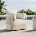 thumbnail image 1 of CHITA Outdoor Wood Patio Furniture Swivel Chair, 1 of 11